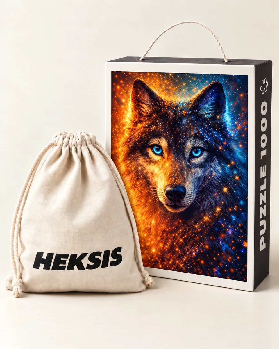 Fenrir — Darčeková škatuľa s papierovým uchom a bavlnené vrecko v cene